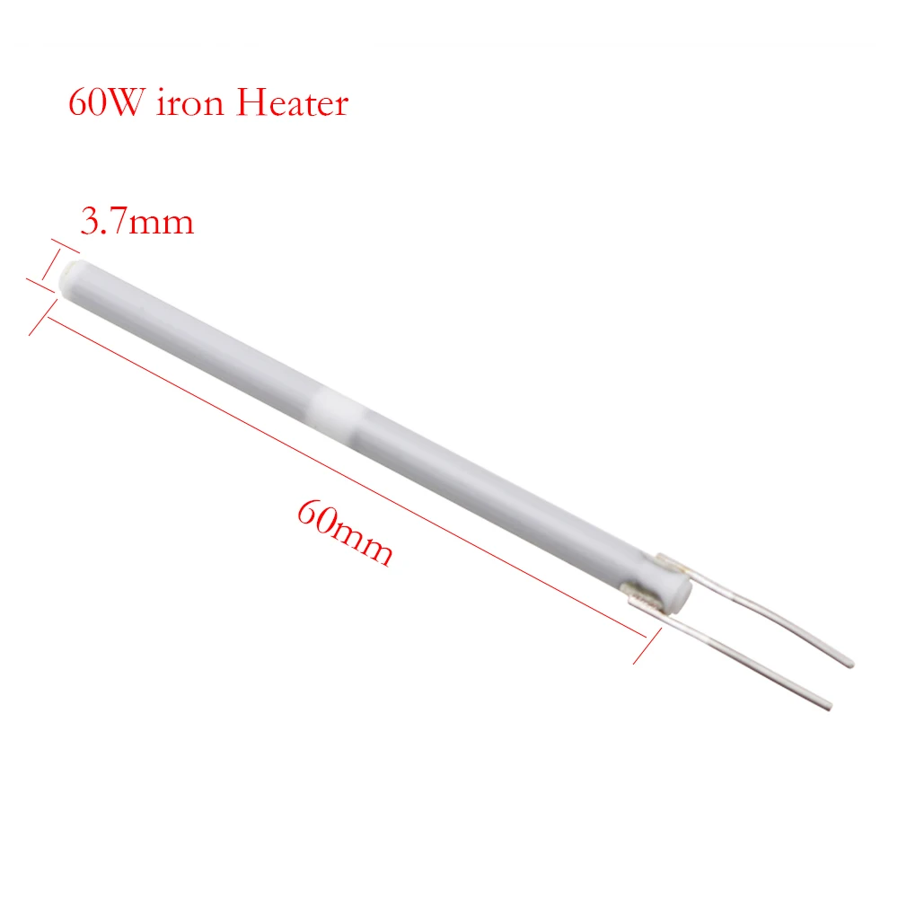 80W/60W Adjustable Temperature Electric Soldering Iron Welding Heater Ceramic Internal Heating Element For Solder Iron hot air station