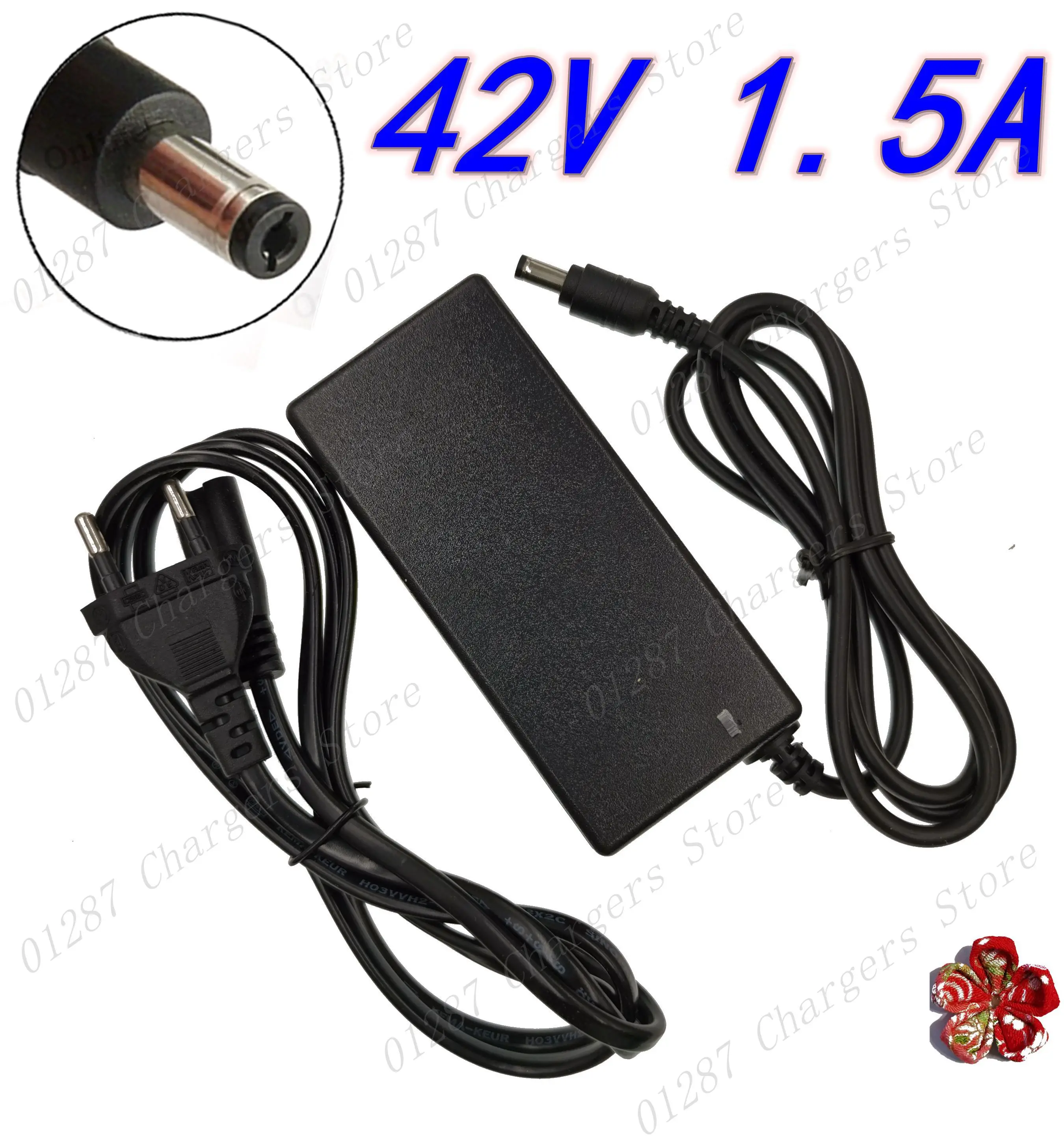 42V 1,5A Ladegerät Eingang 100-240 VAC Lithium Li-Ionen Li-Poly-Ladegerät für 10-Serien 36V Elektrofahrrad 36V 2A Akku-Ladegerät