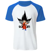 Dragon ball Z, реглан, топы, Dragon ball, футболка, DragonBall Dbz Son, футболка «Goku», японское аниме, Мужская футболка, Harajuku, Повседневная футболка