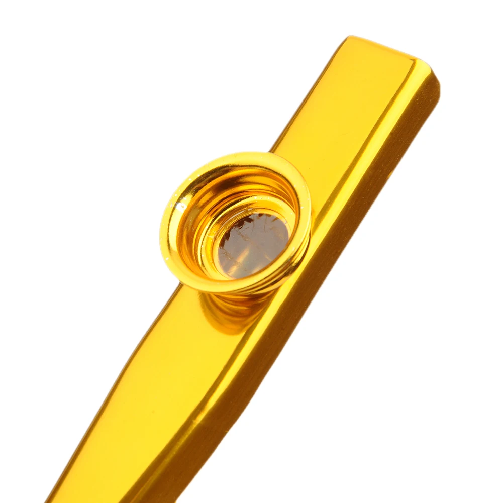 Kazoo ветрозащитные инструменты позолоченные металлические алюминиевые