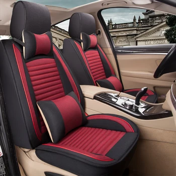 

Full Coverage flax fiber car seat cover auto seats covers for Toyota CAMRY COROLLA LEVIN VIOS FS YARIS L PRADO CROWN