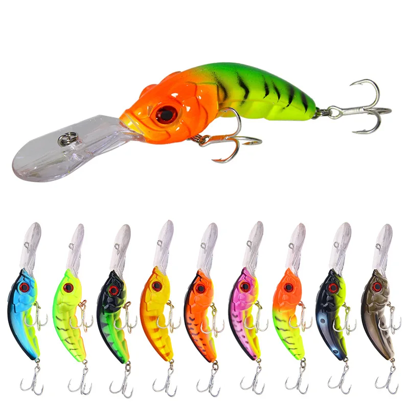 

POETRYYI Ice Fishing Lure 13.4g 10CM 10colors Winter Bait Hard Lure Carp Fishing hooks Balancer for Fishing Baits Lead Jigging