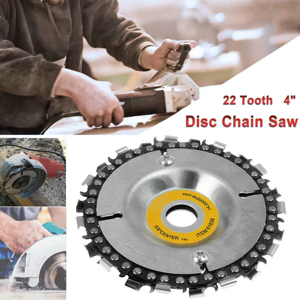 US Grinder Disc Tooth Fine Chain Saw 4 Inch Angle Carving Culpting Wood Plastics | Инструменты