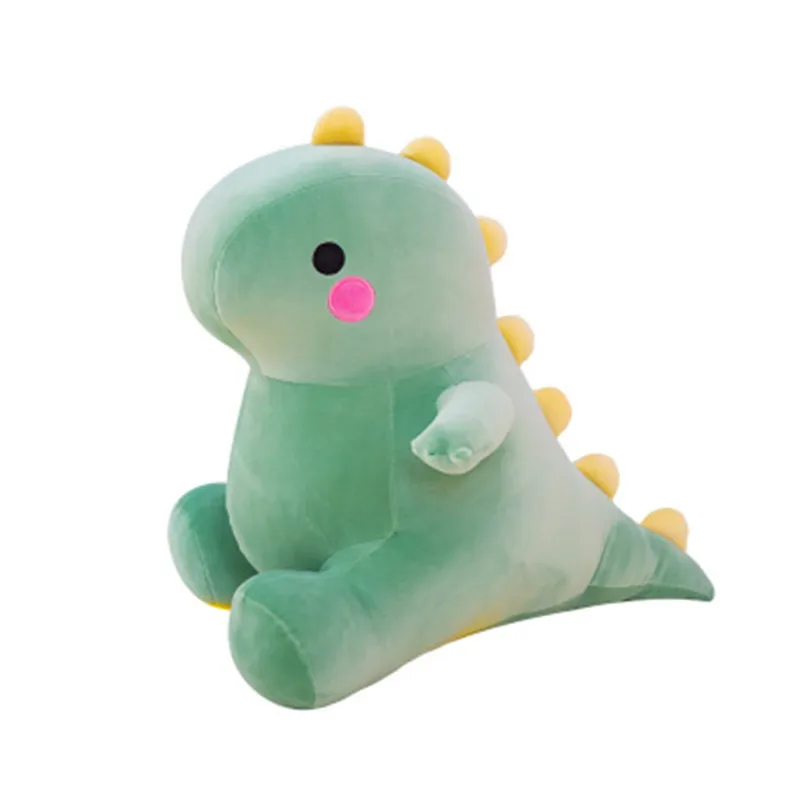 Rainlin Cute Plush Dinosaur Stuffed Animal Cuddle Furry Dino Toys Soft Cartoon Birthday Gifts for Kids Girls 19.7 Inch Green 