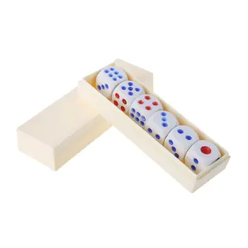 

6pcs/set Magic Prop Plastic Dice Toy Bar Night Club Party Board Game Magic Trick