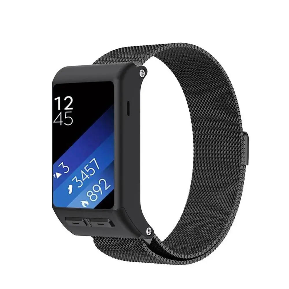 

24cm watchband Accessory Wristbands Milanese Magnetic Loop Stainless Steel Band wrist strap For Garmin vivoactive HR