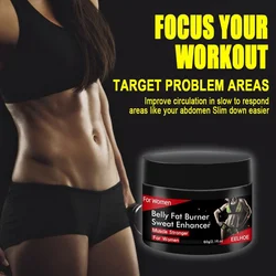 Men's and Women's Abdominal Muscles, Muscle Reduction, Sweating, Line Shaping Cream, Exercise Strengthening Muscle Massage Cream