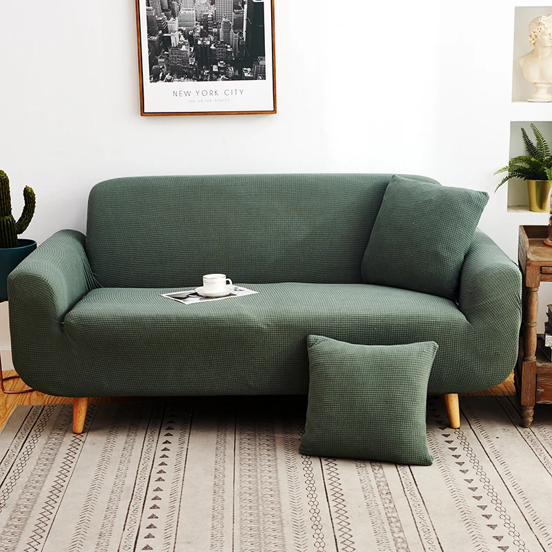 

Stretch Slipcovers Sectional Elastic Stretch Sofa Cover for Living Room Couch Cover L shape Armchair Cover Single/Two/Three seat