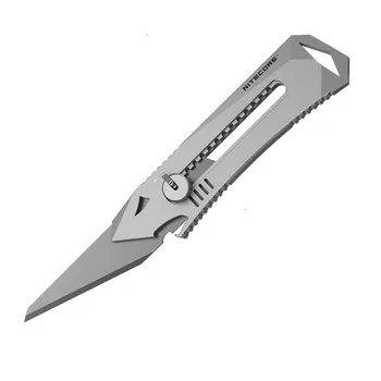

NITECORE NTK10 Titanium Utility Knife Outdoor Tactical Tools Lightweight Multi-Functional Knife for Self-defense Tactical Sports