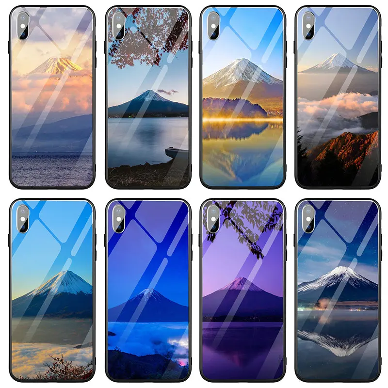 Чехол для телефона из закаленного стекла iPhone 5 5S SE X XR XS 11 Pro Max 10 7 6 6s 8 Plus сумки с