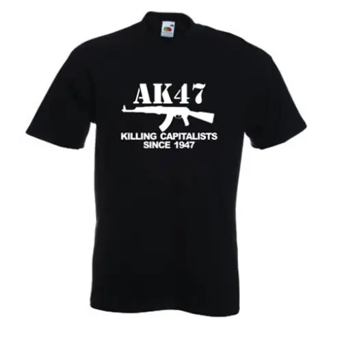 Ak47 футболка смешная политическая пистолеты крутая Ретро грубая Советский Союз