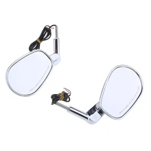 Мотоцикл заднего вида зеркала светодиодный поворотники для VRSCF 2009