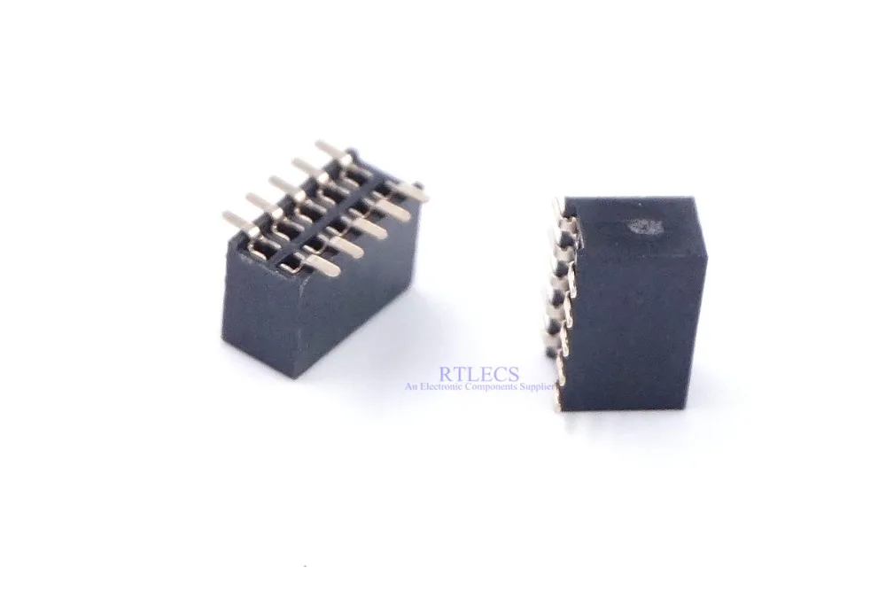 1000 шт. 2x5 P 10 pin 1,27 мм Шаг штыревой разъем-розетка двухрядная SMT прямая печатная плата поверхностного монтажа Соответствует rohs, не содержит
