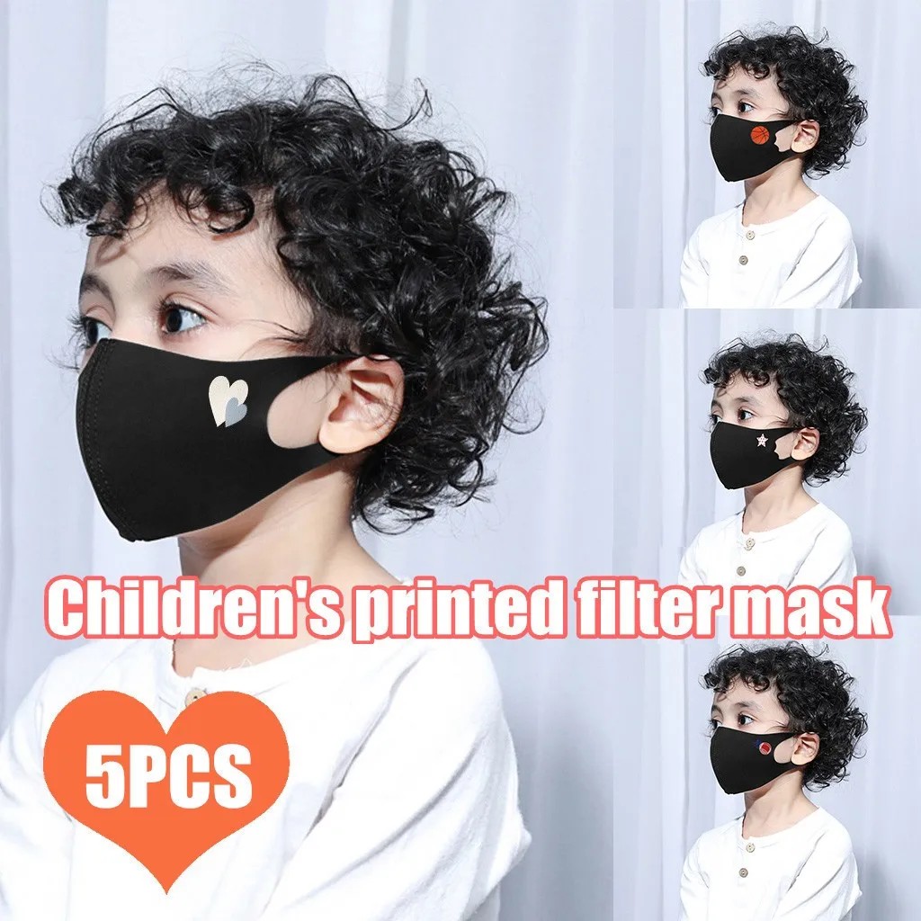 Minaxgy 5pcs Adult Face Bandanas Anti-dust Face Protection Unisex Fashion Colorful Cotton Reusable Face Bandanas for Men and Women
