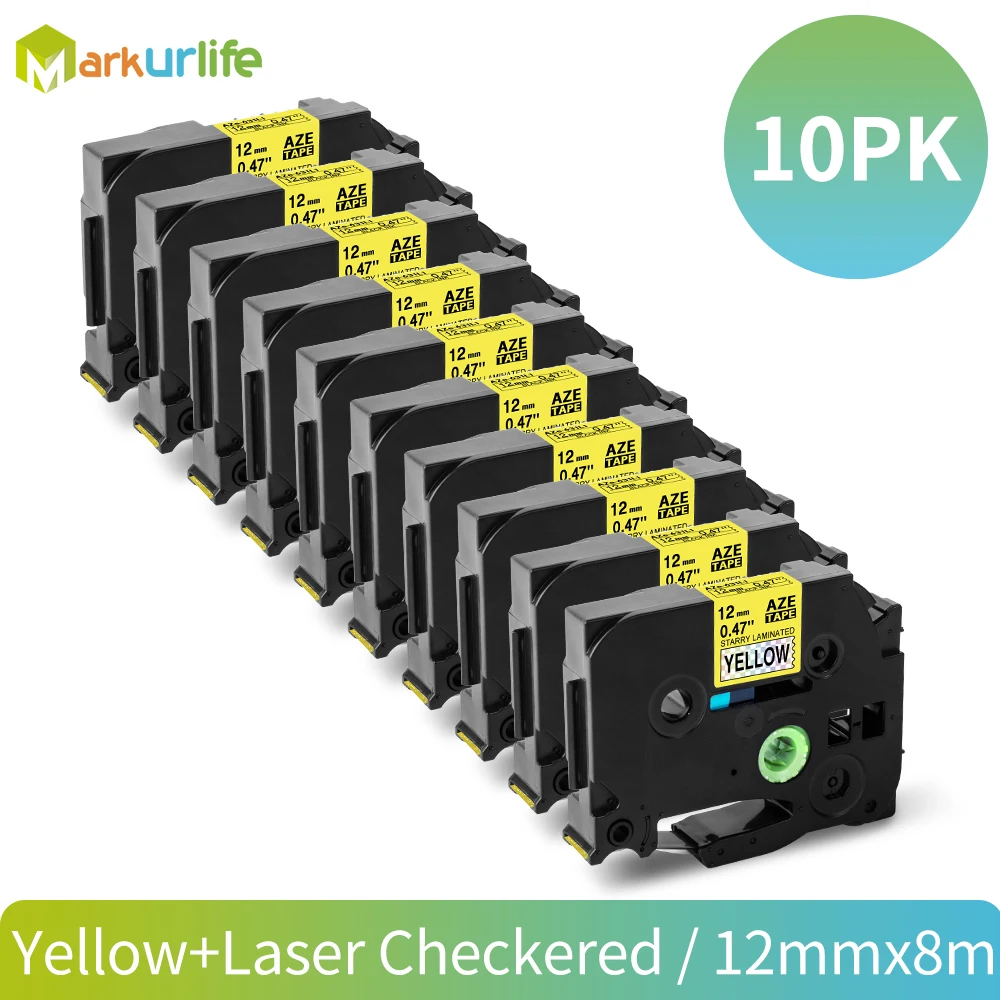 

10pcs 231L1 12mm Compatible For Brother TZ-231L1 TZ 231 Laser Flash Label Tape for Gift Label for Printer Label Maker PT-H110