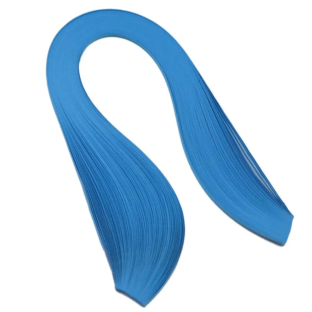 blue Горячая Распродажа 120 полоса для бумаги 3 мм ширина твердая бумага с оригами ручная работа «сделай сам» украшение сброс давления - Цвет: blue