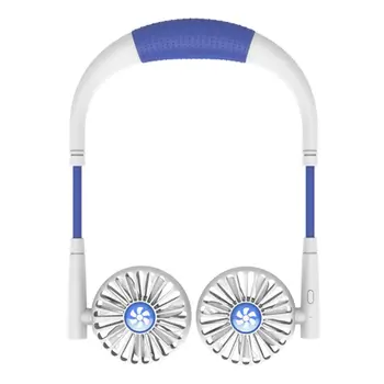 

1Set USB Rechargeable Hands-free Hanging Neck Fan 3 Speed Adjustable Air Cooler 19QE