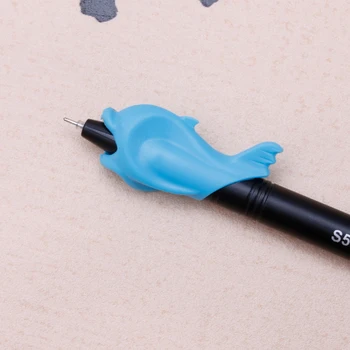 

10 Pcs Children Pencil Holder Writing Hold Pen Grip Posture Correction Tool Fish R9JB