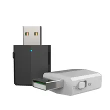 USB Bluetooth 5,0 передатчик для ТВ 3,5 мм Мини Автомобильный Bluetooth приемник AUX Стерео музыка с изменяющимся переключателем беспроводной адаптер