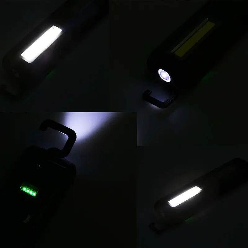 Промо-акция! USB Перезаряжаемый 3W COB светодиодный рабочий свет Магнитная аварийная вспышка светильник фонарь