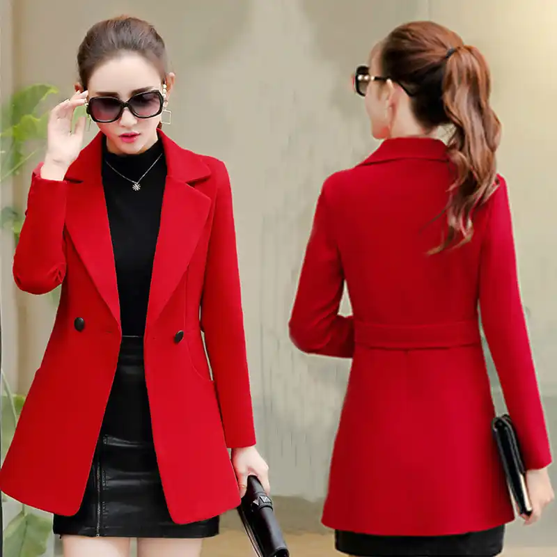 casaco feminino vermelho