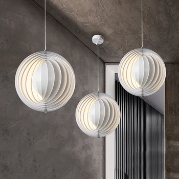 

Nordic decorative chandelier modern minimalist single head restaurant chandelier bedroom stairs chandelier bedside bar lighting