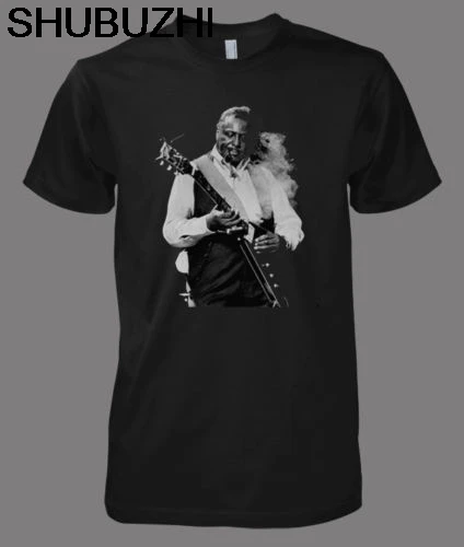 

T-SHIRT Albert King Smoke Flying V Blues Gutiar Srv Stevie Ray Vaughan Summer T Shirt Brand Fitness Body Building Top Tee