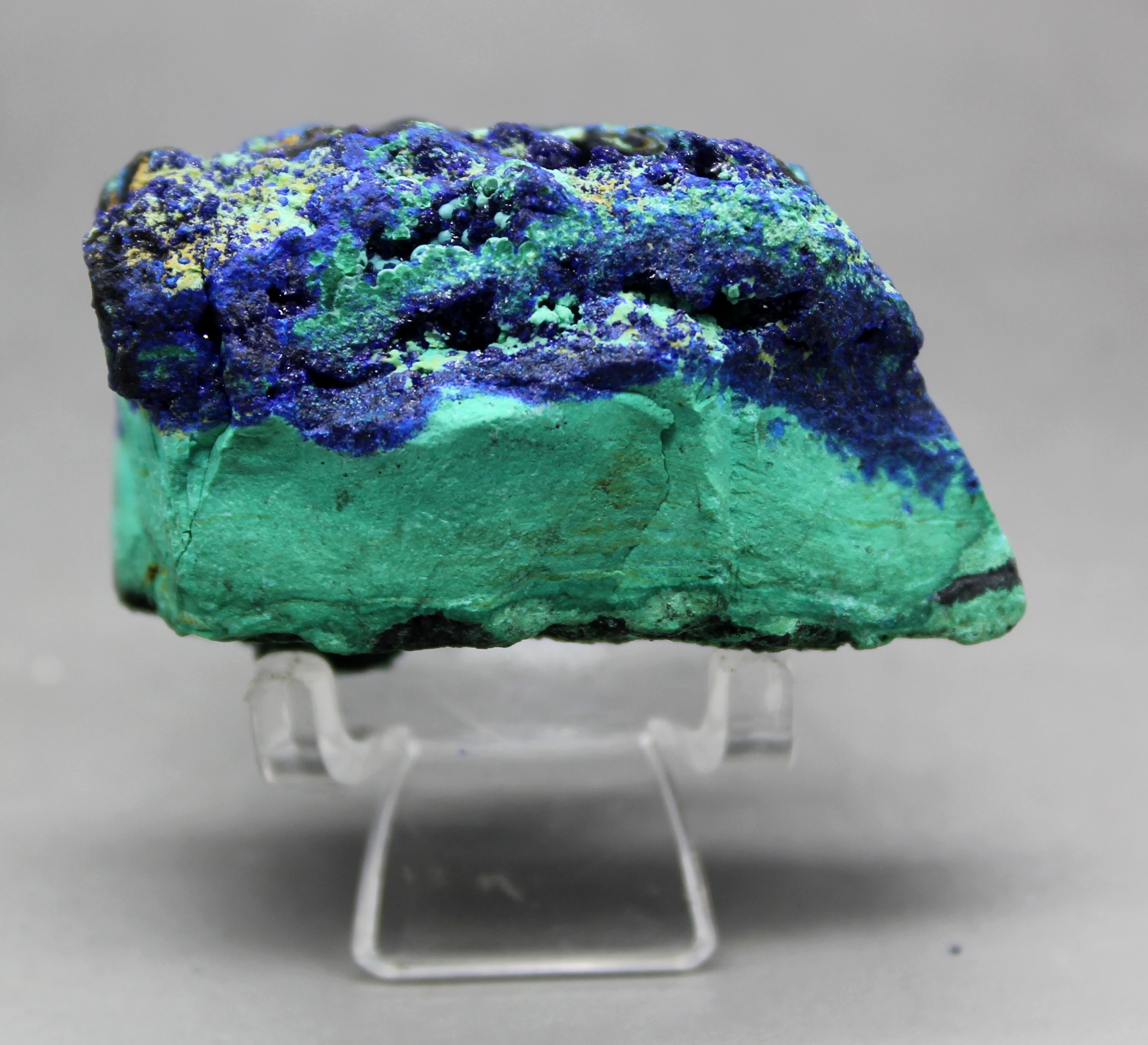 

73g Natural azurite and malachite symbiotic mineral crystal specimens Stones and crystals from China