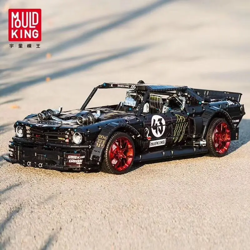 13108 2943 шт AR Technic автомобиль Ford Mustang Hoonicorn с мотором совместимый MOC-22970 23009 строительный блок кирпичи развивающие игрушки