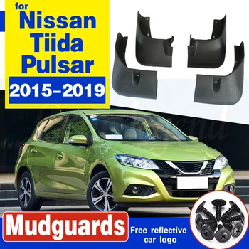 

for Nissan Pulsar Tiida C13 2015~2019 Car Mud Flaps Front Rear Mudguard Splash Guards Fender Mudflaps Accessories 2016 2017 2018