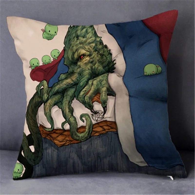 Cthulhu Mythos Great Old Ones Cthulhu короткая плюшевая подушка Креатив мультфильм гостиная диван пуховая подушка мягкие игрушки X2401 - Цвет: 60X60CM