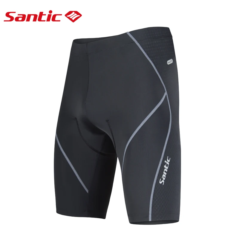 Santic Black Men/'s Bicycle Shorts Cycling Short 4D Coolmax Padded Bike L-3XL