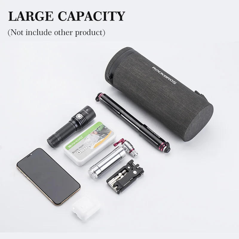 Najtaniej ROCKBROS rowerowa torba przednia wodoodporna torba na rower o dużej pojemności MTB kolarstwo szosowe rama Pannier Tube torba do noszenia akcesoriów rowerowych