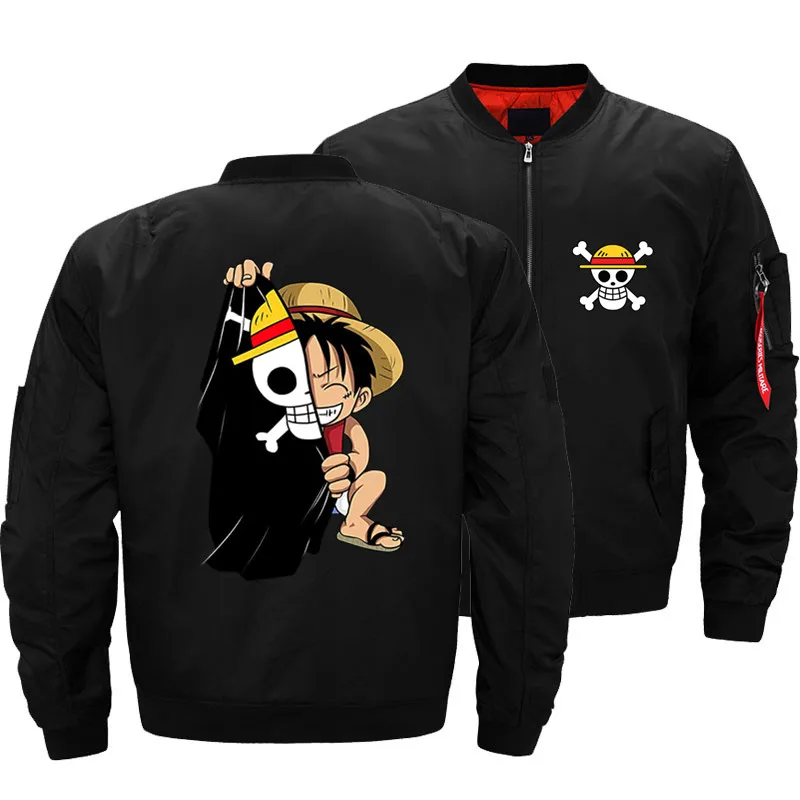 one piece anime bomber jacket