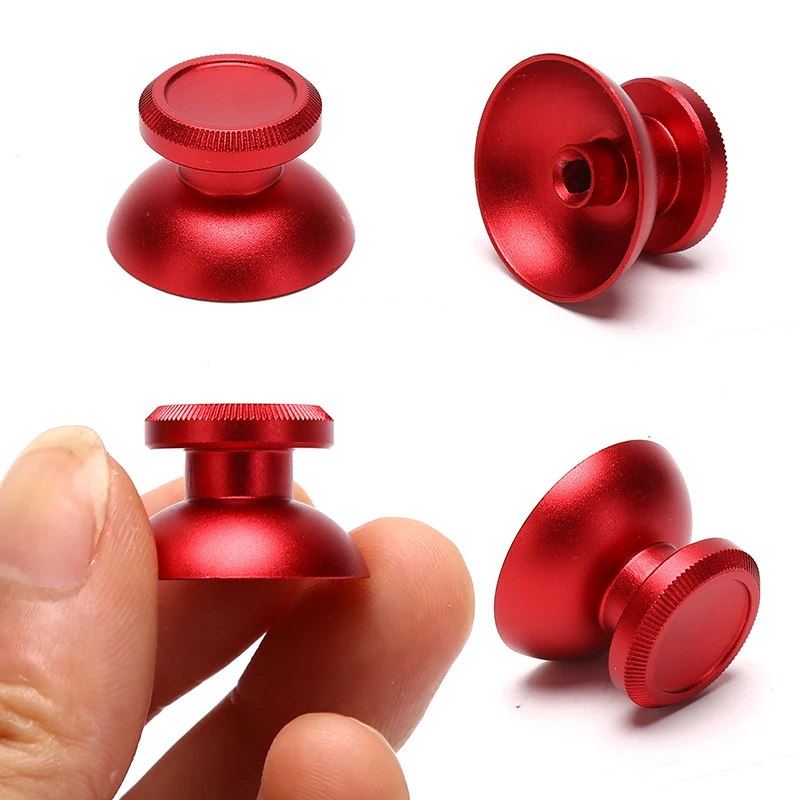2PCS 금속 아날로그 조이스틱 엄지 손가락 그립 캡 교체 부품 PS4 / Xbox 컨트롤러 thumbstick 교체
