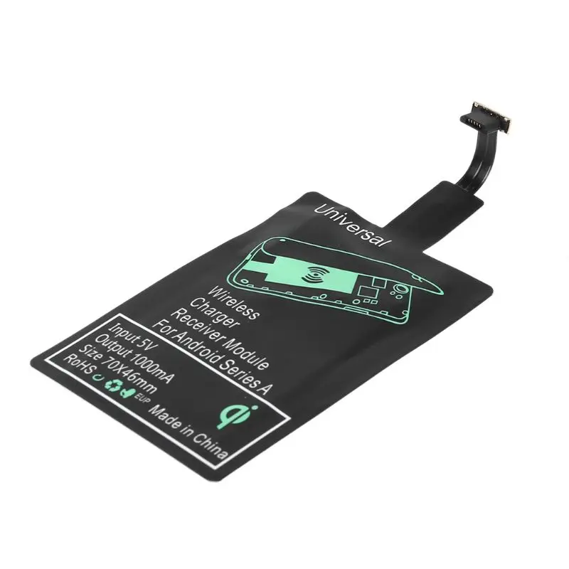 Микро USB Qi беспроводной зарядный приемник для Xiaomi Samung Android Phone