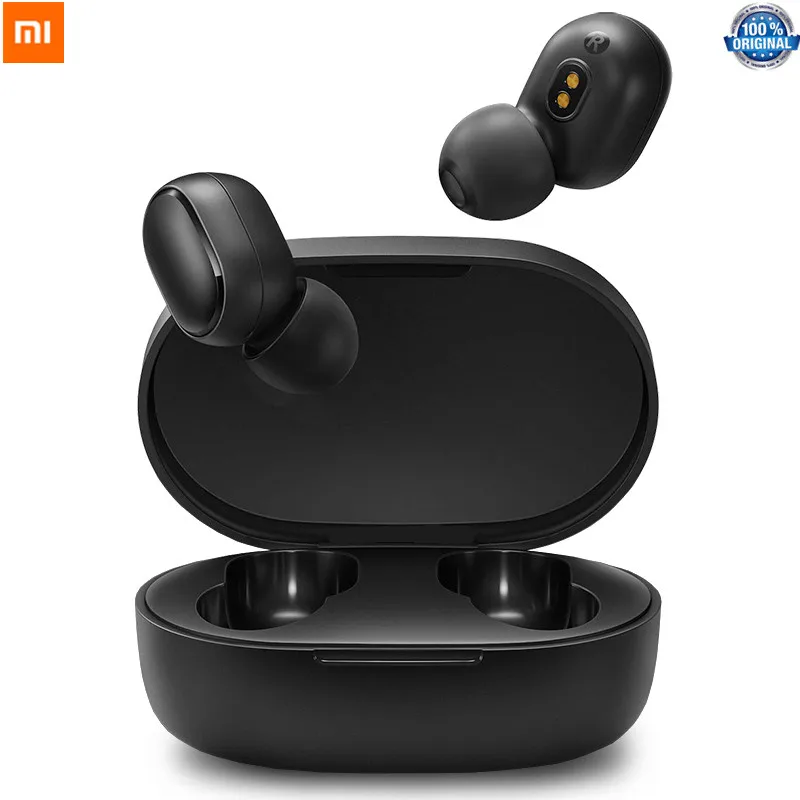 

Xiaomi Redmi Airdots Earphone TWS Bluetooth Stereo Headphone Bass Blue Tooth 5.0 With Mic Handsfree Earbuds AI Control