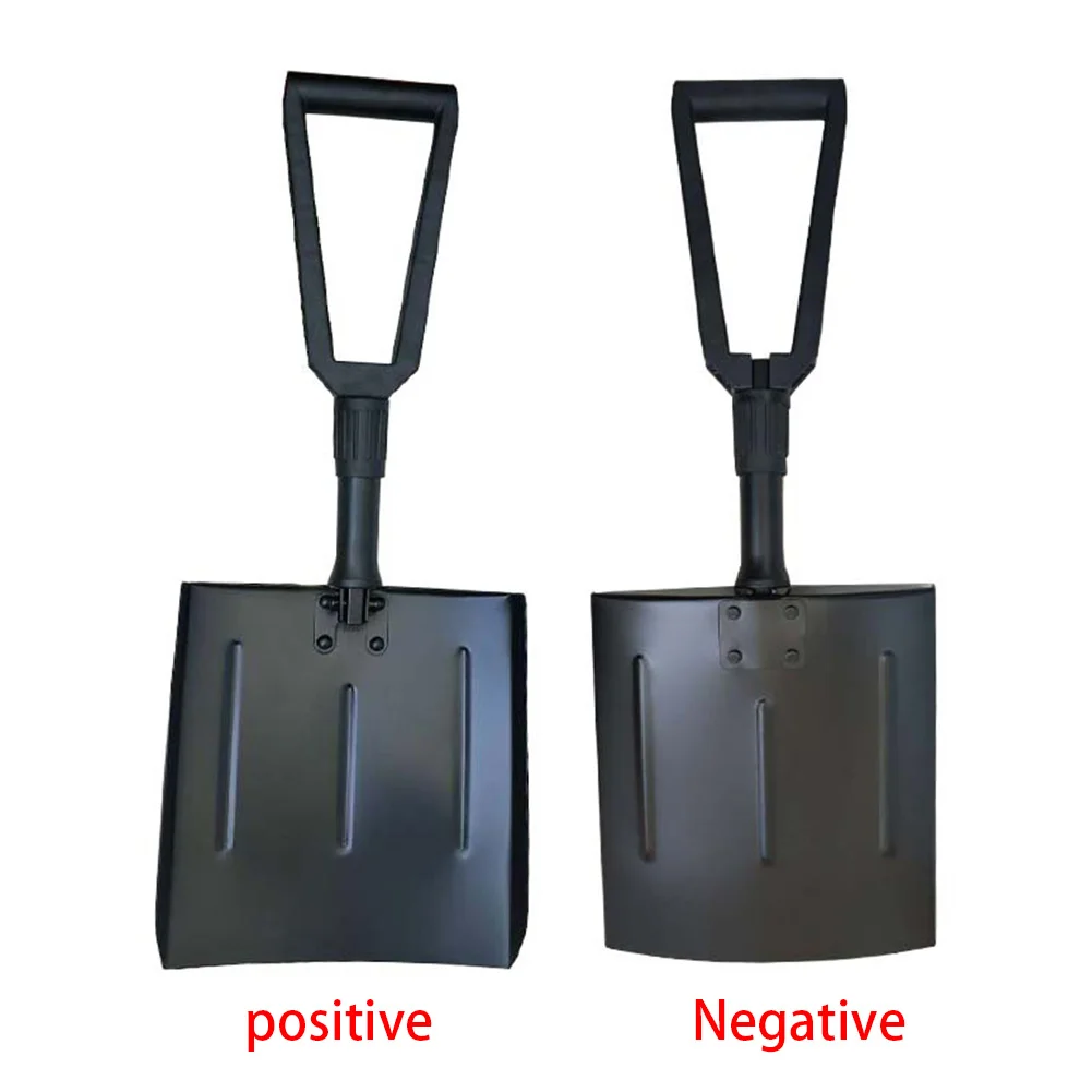 Camping Outdoor Garden D Shaped Handle For Car Tools Folding Snow Shovel Winter Ice Remove Multifunctional Aluminium Alloy