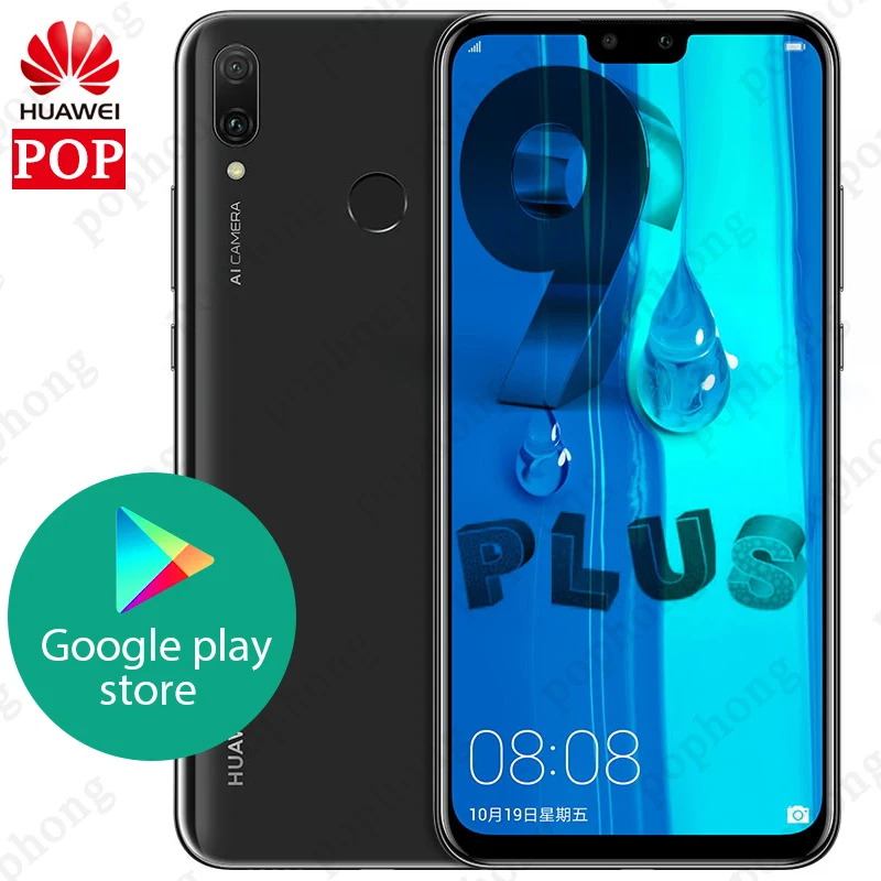 Оригинальный смартфон Huawei Y9 2019 Enjoy 9 plus 4 Гб 128 ГБ 6 5 дюйма 2340x1080 Восьмиядерный Kirin 710