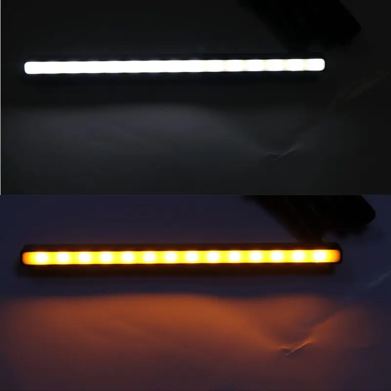 2 шт. DC12V DRL светодиодный светильник для бега многофункциональная лампа для вождения поворотник для ATV UTV мотоцикл автомобили грузовик Sooter