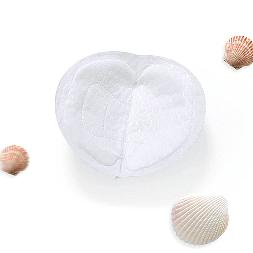 Babywell 100pcs Disposable Breast Nursing Pads Breathable Slim Super Absorbency Cotton Breast Pad Breastfeeding Nursing Pads New 2