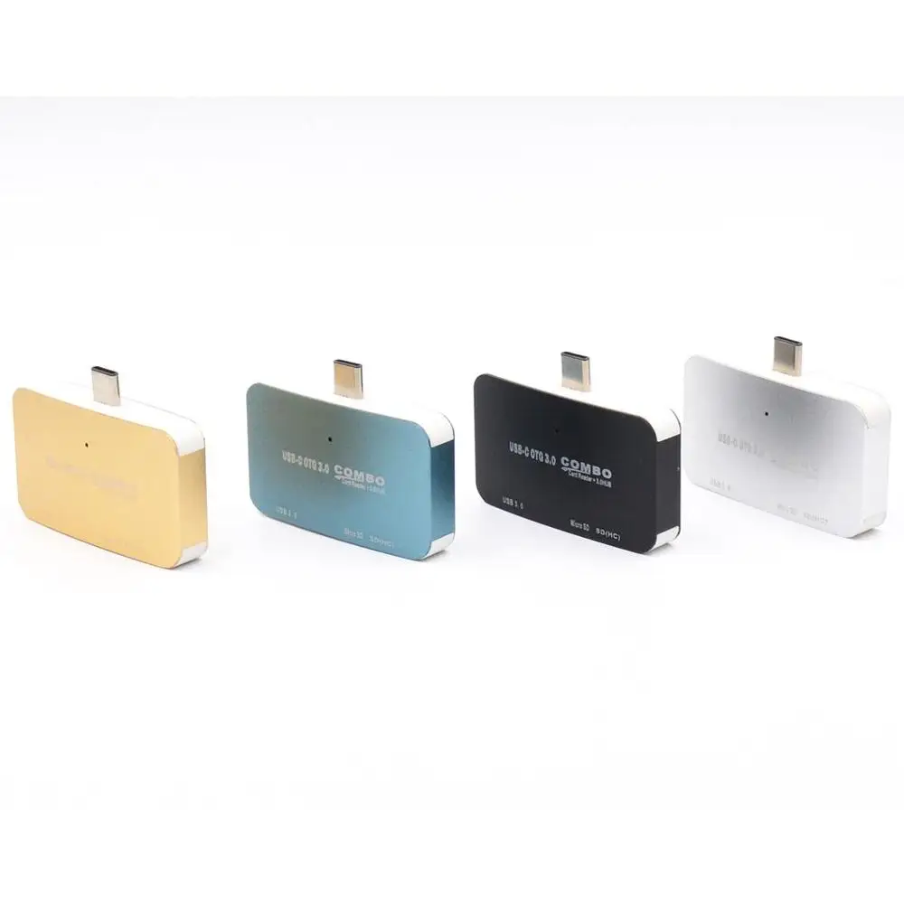 3 в 1 USB кард-ридер адаптер type C кабель SD/Micro SD TF подключение камеры смарт-карта памяти для Macbook Pro type-C порт