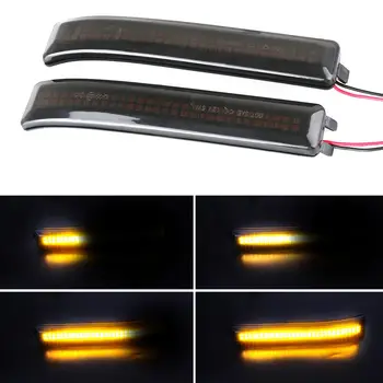 

1 Pair Flowing LED Side Mirror Reflector Lights Smoked Lens Fit For Ford F150 2009 - 2014 Raptor 2010- 2014