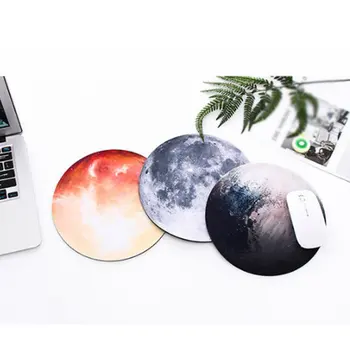 

Desktop Mouse Pad Rubber Computer Notebook Gaming Mouse Mat Anti-Slip Laptop Mousepad Round Mouse Pad