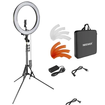 

Neewer 18-inch Outer Dimmable SMD LED Ring Light Lighting Kit for Smartphone Camera Portrait Make up YouTube Video Shooting