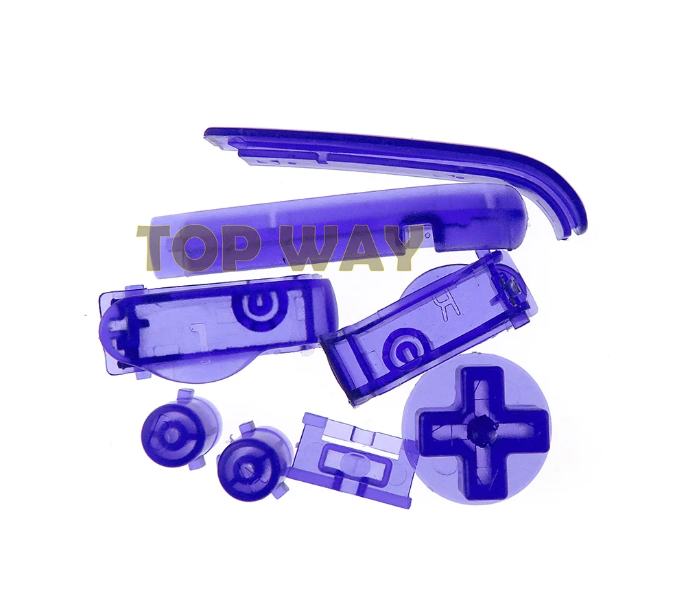 50 комплектов OEM D-Pads кнопки включения питания для Gameboy Advance A B L R кнопки рамка для GBA кнопки