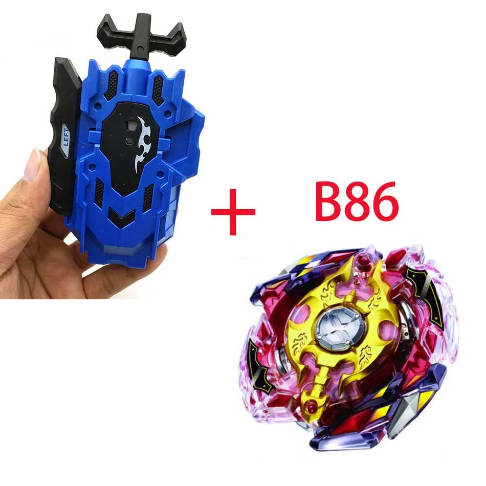 Спиннинг Bayblade BURST B-104 B-105 с средство для запуска Beyblade Bay blade металл пластик Fusion 4D Подарочные игрушки для детей - Цвет: B86