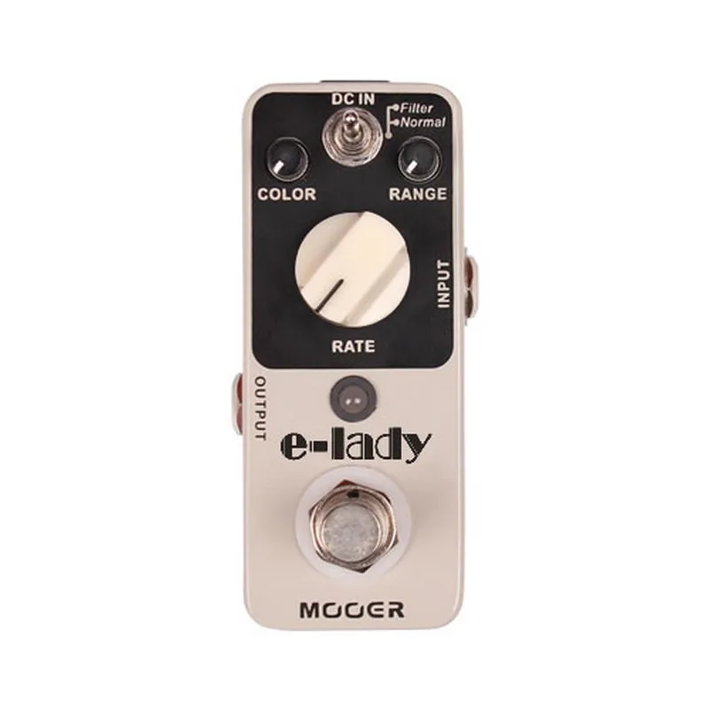 MOOER E-lady Аналоговый гитарный эффект педали 2 режима True Bypass полностью металлический корпус классический аналоговый Flanger звук для гитарных аксессуаров
