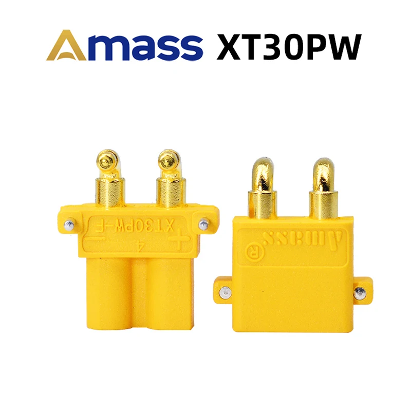 AMASS XT30PW банан Золотой XT30 обновление правый угол разъем мужской женский ESC