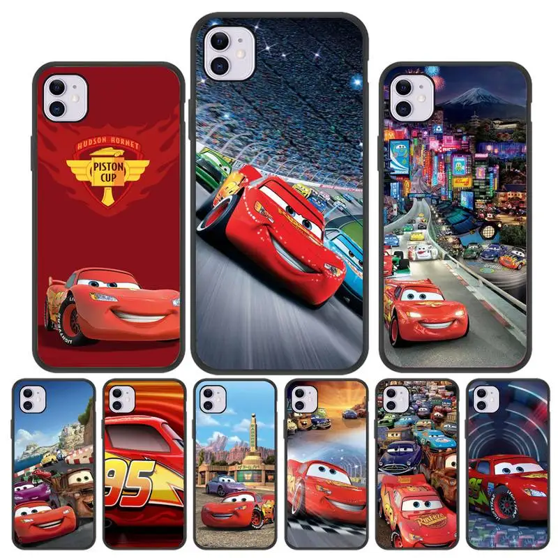 Чехол Lightning mcqueen для Iphone 5 SE 2020 6 6s 7 8 plus X Xr XS 11 12 Mini Pro Max | Мобильные телефоны и